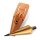 (image for) SitePro 16oz Brass Plumb Bob with Leather Sheath