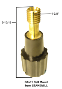 (image for) SECO 5/8 X 11 Thread Bell Mount for Tripod Z60-1377