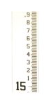 (image for) Stream Gauge 4 Inch Wide 12-16' (Feet/10ths/100ths)