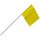 (image for) SitePro 21 Inch Stake Flags 4 x 5 Inch (100 pcs) Yellow