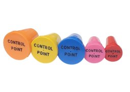 (image for) Plastic Marker Black Letters for 5/8" Rebar or 1" Pipe