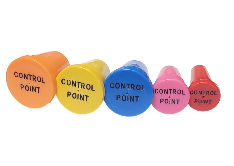 (image for) Plastic Marker Black Letters for 1/2" Rebar or 3/4" Pipe - Click Image to Close