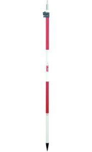 (image for) SECO 2.60 m Aluminum TLV Pole - Red and White