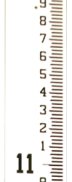 (image for) Stream Gauge 4 Inch Wide 8-12' (Feet/10ths/100ths)