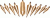 (image for) 24 oz Brass Plumb Bob 6000-024 (680g) 11-554