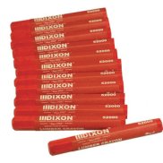 (image for) Dixon Ticonderoga Red Lumber Crayons (box 12) 52000