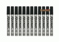 (image for) Black Redimark Markers Metal Barrel (box 12) Dixon 87170