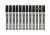 (image for) Black Redimark Markers Metal Barrel (box 12) Dixon 87170