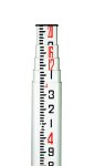 (image for) Dutch Hill Fiberglass Leveling Rod 20ft Feet Tenths/100ths Scale