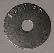 (image for) Survey Marker - TRAV PT 1-1/4 inch 5/16 inch hole 20 PCS