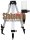(image for) SECO Heavy-Duty, Twisting Lock, Aluminum Tripod 5401-21-BLK