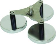(image for) SECO Triple Mag GPS Mount with 5/8 x 11 Stud 5114-02