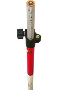 (image for) SECO 2.20 m Aluminum TLV Pole - Red and White