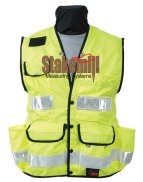 (image for) SECO 8069 Series Survey Utility Vest Class 2 Fluorescent Yellow