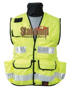 (image for) SECO 8069 Series Survey Utility Vest Class 2 Fluorescent Yellow