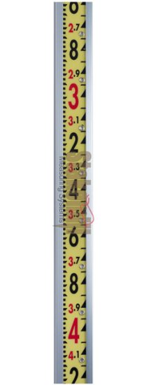 (image for) LENKER STYLE 10 Ft Optical Direct Reading Rod 10ths/100ths GR10T - Click Image to Close