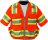 (image for) SECO 8365 ANSI/ISEA Class 3 DOT Safety Vest Fluorescent Orange