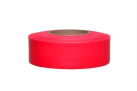 (image for) PRESCO Texas Red Glo Roll Flagging (Dozen) 811200