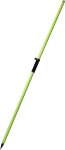 (image for) GPS Rover Rod, 5/8-11, 2m, 2 Section, Aluminum, Lime Yellow