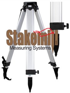 (image for) SECO Heavy-Duty, Twisting Lock, Aluminum Tripod 5401-21-BLK