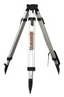 (image for) SECO Heavy-Duty Aluminum Tripod Square Leg, Flat Head Black