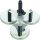 (image for) SECO Magnetic Triple Mount S/S 5114-01