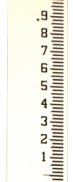 (image for) Stream Gauge 4 Inch Unnumbered (Feet/10ths/100ths)