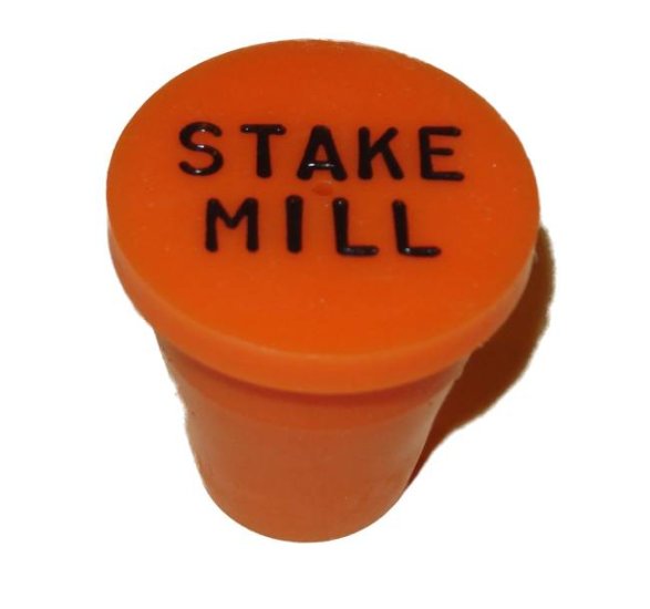 (image for) 3/8 Inch Rebar Cap #3 Large 3/16 Inch Text - Click Image to Close