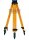 (image for) SECO HD Wood Tripod Twist Lock Round Head Black Hardware