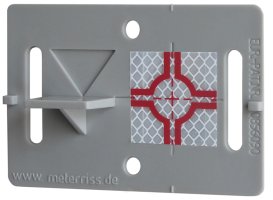 (image for) Rothbucher Gray 30 mm Reflective Smart Marker w/Level (10 pack)