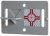 (image for) Rothbucher Red 30 mm Reflective Smart Target Adhesive (10 pack)