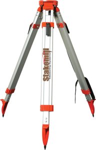 (image for) SECO Heavy-Duty Aluminum Tripod Square Leg, Flat Head