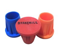 (image for) Plastic Survey Marker for 1/2" Rebar or 3/4" Pipe BFPCAP4
