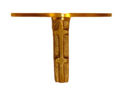 (image for) 3 Inch Brass Survey Marker Flat Top 19-703