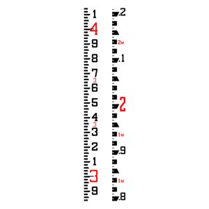 (image for) SVR Surveyor Series Grade Rods SVR 17 10ths/Metric 98026