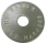(image for) 1 1/2" Aluminum Disc - Stamped Arc Text 1/16" Thick