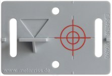 (image for) Rothbucher Gray 40 mm Reflective Smart Marker w/Level (10 pack)