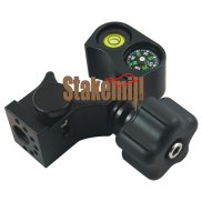 (image for) Site Pro Quick-Release Pole Clamp w/Compass & Vial