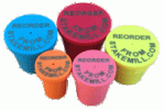 (image for) Laser Printed Plastic Rebar Caps