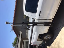 (image for) GPS USA Truck Side Mounted DOUBLE Antenna Carry Bracket
