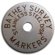 (image for) 1 1/2" Stainless Steel Disc - Laser Engraved Text 1/16" Thick
