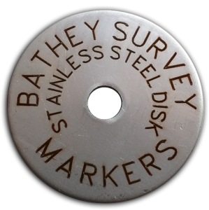 (image for) 1 1/2" Stainless Steel Disc - Laser Engraved Text 1/16" Thick