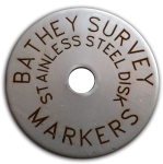(image for) 1 1/2" Stainless Steel Disc - Laser Engraved Text 1/16" Thick