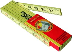 (image for) Rhino Waterproof Fiberglass Folding Ruler Inches/Tenths 55125