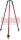 (image for) SECO Thumb-Release Prism Pole Tripod 5218-02-RED