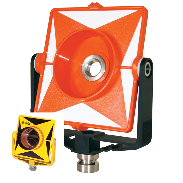 SitePro Single Prism Mount Only Poly w Metal Yoke Yellow SitePro Single Prism Mount Only Poly w Metal Yoke Yellow