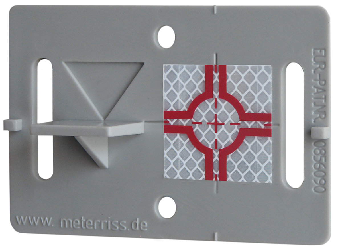 Rothbucher Gray 30 mm Reflective Smart Target Adhesive (10 pack) - Click Image to Close