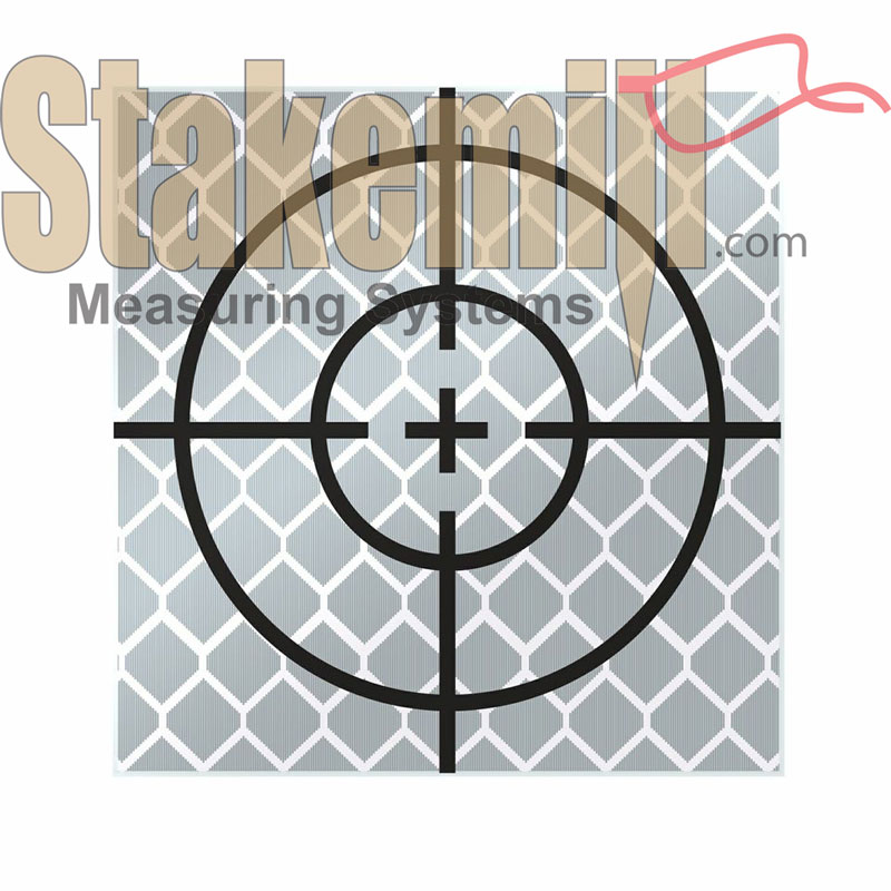 40MM Reflective Retro Target - Stick On (Set 10) - Click Image to Close