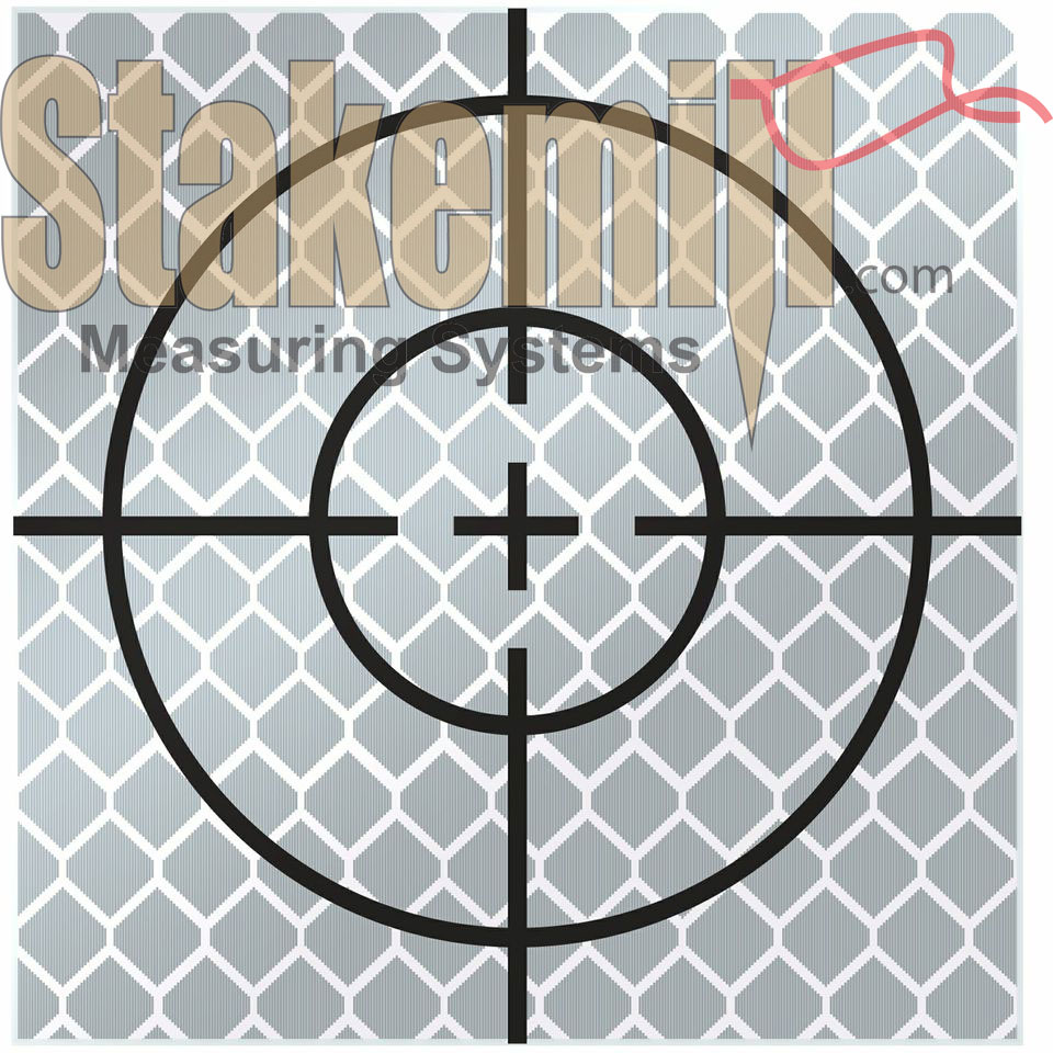 90MM Reflective Retro Target - Stick On (Set 10) - Click Image to Close