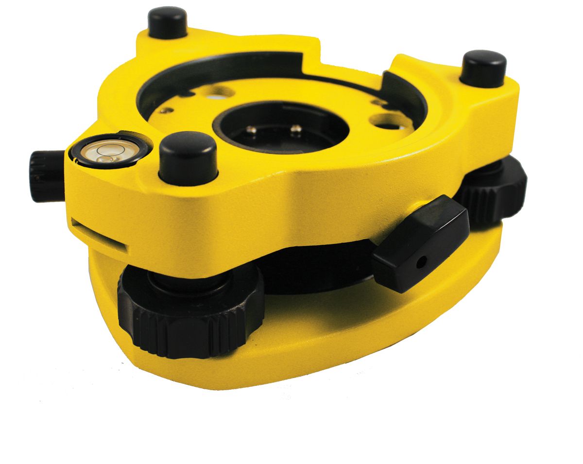 SitePro Precision Tribrach, with Optical Plummet Yellow - Click Image to Close